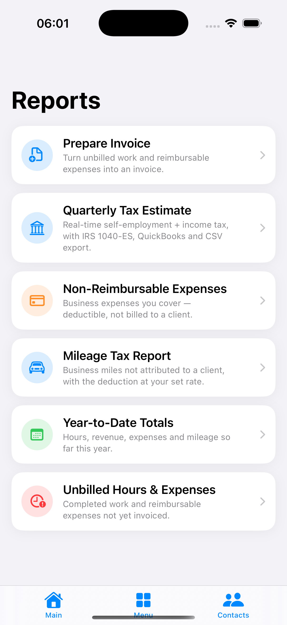 Reports hub